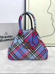 💎誠信賣家💎Vivienne westwood西太后彩色格紋保齡球包