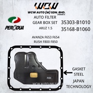 PERODUA ARUZ 1.5 /AVANZA F653 F654 /RUSH F800 F850 AUTO FILTER GEAR BOX SET 35303-B1010 /35168-B1060