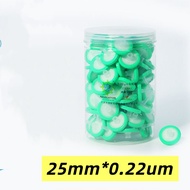 Syringe filter 13mm 0.22um (100pcs/box) Nylon/PTFE อุปกรณ์กรองตัวอย่าง ไนล่อน/เทฟล่อน ขนาด 13มิลลิเม