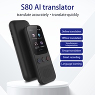 S80 S85 PRO Language AI ChatGPT Translator Device with 138 Languages Voice Translating Interpretatio