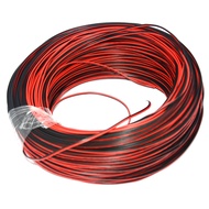 AWG 22 wire 100m/lot 2pin LED Flexible Strip Light Extension Cable for SMD 5050 3528 5630 single col