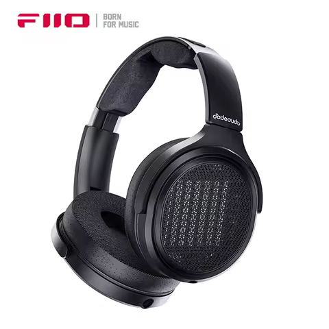 FiiO JT7 Over-Ear Planar Magnetic Audiophile HIFI Headphones with 95x86mm Planar Driver,Adjustable H