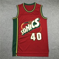 Basketball Jersey Supersonics 20# 40# Embroidered Basketball Uniform Sonics Basketball Jersey new ar