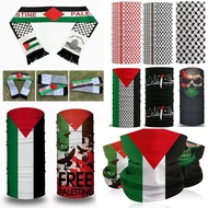 Free Palestine Flag Gaza Headband Bandana Tube Scarf Mask Face Muslim Mafla Neck Gaiter Cycling Hiki