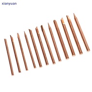 [xianyuan] 4pcs External Heat Solder Iron Tip B C D K Pure Copper Solder Head 30W 40W 60W Replacemen