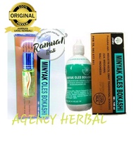 3 BOTOL MINYAK OLES BOKASHI 140 ML RUB OIL /MEDICATED OIL FREE BOKASHI CARE