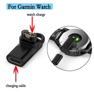Type C/Micro/ios USB Female to 4pin Charger Adapter for Garmin Fenix 7/7S/7X Venu2 Plus Instinct 2 E