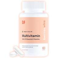 Sesuai untuk wanita dan lelaki, tablet multivitamin Bettervits mengandungi 13 jenis vitamin. |      