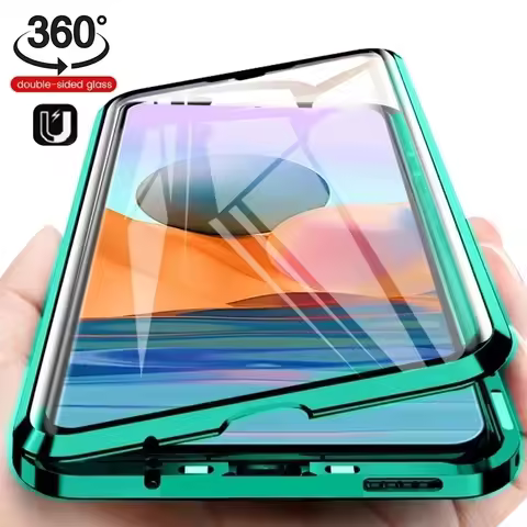360 Double Sided Magnetic Glass Case For Honor 400 90 80 60 50 70 Pro X8 X9 X50 X40 GT X30 X50i Meta