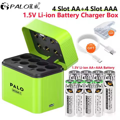 1.5V AA+AAA Li-ion Rechargeable Battery Long-Lasting Lithium 2A 3A Batteries For Toys Remote Control