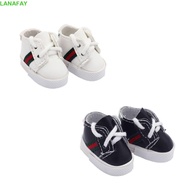 LANAFAY Doll Mini Sports Shoes, PU Doll Shoes Labubu Canvas Doll Shoes, Dolls Sports Wear Shoes High