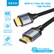 Jasoz สายเคเบิ้ล HDMI 8K Cable Aluminum Alloy HDMI to HDMI สาย HDMI 8K/60Hz 4K/240Hz  รองรับ Dynamic