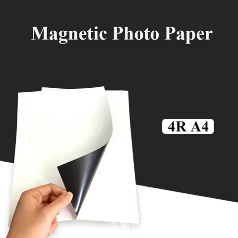 Magnetic Photographic Paper A4 4R Magnetic paste Inkjet Printing Photo Paper Glossy Matte Stickers D