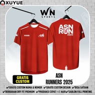 (XY) Jersey Running ASN RUNNERS 2025 – Baju Olahraga Lari Dryfit Pria Wanita