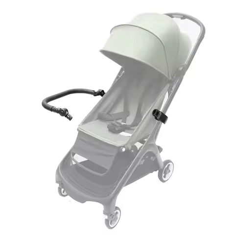 Buggy Bumper Bar For Bugaboo Butterfly Stroller Armrest One side Openable Foldable With Leather Cove
