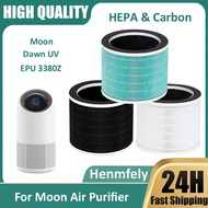 For Moon Dawn UV EPU 3380Z Air Purifier Replacement True HEPA 3 in 1 H14 Filter