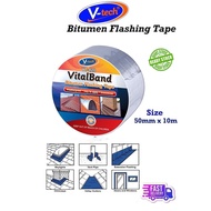 Happyhome66 High Quality V-TECH BRAND Vital Band VT-420 Bitumen Flashing Tape 50MM x 10M/Gam Atap/ P