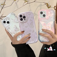 Butterfly mobile phone case OPPO A5S A12 A7 A11K A16K A16E A15S A16 A58 4G A17 A57 A15A53 A33 A17K A54 4G A77S A74 A95 A78 5G A92 A52 A98 RENO 4F A93 RENO5 RENO6 RENO7 5G RENO8 4g RENO 8T RENO 10 PRO PLUS 5G