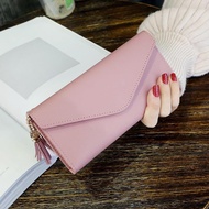 Fashion Women Purse Korean Leather Wallet Purse Zip Card Holder Wallet