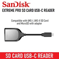 SanDisk Extreme PRO SD Card USB-C Reader UHS-II UHS-I Fast SD Card Reader SDDR-409