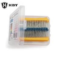 300-600pcs 1/4W Metal Film Resistor kit set 30 Values resistors pack 10R~910R Set of resistors elect