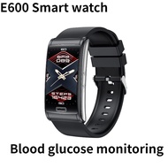 New E600 ECG Smart Watch Men Non-invasive Blood Glucose Heart Rate Blood Pressure Monitor Sports Steps Smartwatch Women Android
