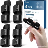 Finger Splint, 4pcs Finger Brace Support Stabilizer for Index, Middle, Ring Fingers Straightening Ar