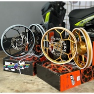 AEROX THAI CNC SPORT RIM + DISC THAI 17 inch 1.2/1.4-17 SPORT RIM AEROX THAI EGO LC AVANTIZ SOLARIZ 
