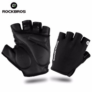 ROCKBROS Bicycle Bike Half Fingger s Shockproof Breathable Men Women Summer MTB Mountain Sports s Cycling Clothings