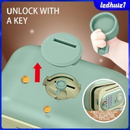 [Lzdhuiz1] Kids Piggy Bank Double Mode Password Money Box ATM Savings Machine for Girls