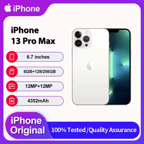 Original Apple iPhone 13 Pro Max 5G Face ID Unlocked Used IOS 15 6.7" 128/256GB ROM 4352mAh Cellphon