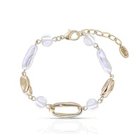 Forma Pearl Gold Bracelet