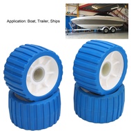 AOWINHIT 4PCS รถเทรลเลอร์โยกลูกกลิ้งสูงอุณหภูมิสูงโพลีโรลเลอร์บายเรือยอชท์เรือยอชท์ 125 x 73 x 30 มม