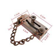 Thick Stainless Steel Latch Anti-theft Chain Lock Hotel Hotel Door Household Security Anti-theft Loc