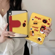 Cartoon Cartoon Penguin iPad Air 4/5/6/7 Protective Case 8th Generation Rotating Acrylic 9th Generat