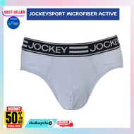 JOCKEY กางเกงในชาย SPORT MICROFIBER ACTIVE รุ่น KU 199_2419 ทรง BRIEF  สีเทา  กางเกงในผู้ชาย ชุดชั้นในชาย กางเกงในผช xl  กางเกงในผช xxl