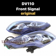 DEMAK DV110 DV 110 FRONT SIGNAL ORIGINAL LEFT RIGHT KIRI KANAN FRONT WINKER ASSY LAMP LAMPU SIGNAL D
