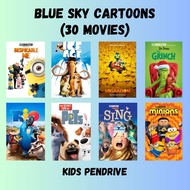 BLUE SKY PENDRIVE KARTUN KANAK KANAK 32GB USB KINGSTON - PENDRIVE CERITA KARTUN KANAK KANAK 2025