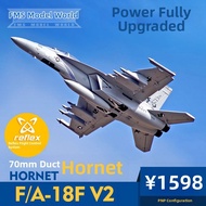 Hollow Duct FA18F V2 Hornet Electric RC Assembled Fixed-wing Airplane Model 70mm