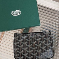 【現貨】GOYARD Sénat Mini Pouch 一字拉鍊包 黑色