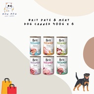 Brit Pate & Meat Dog Can Food (400G x6) - Dog Can Food / Wet Food