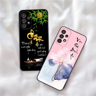 Samsung A32 4G / A32 5G / A52 / A52S / A72 Case With Fortune, Calligraphy, an, Ring, Heart Pattern