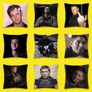 D-Dean Winchester J-Jensen Ackles S-Supernatural Throw Pillow Case For 55x55cm 30cm 50cm 45cm 40cm S