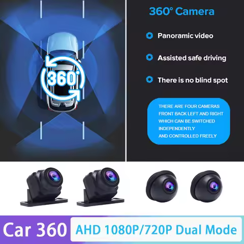 360 Panoramic Camera SN662 307 Car Camera Lens 6048 AHD 1080P Rear Front Left Right Around View 4 Ca