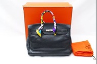 Hermes Birkin 40 Fjord 銀色五金件□G 印章 1 日元 手提包