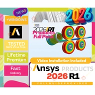 ANSYS Products 𝟐𝟎𝟐𝟔 𝐑𝟏🔥With Video Installation 🔥 Full version