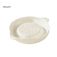 CC Garlic Grater Plate Ceramic Grater Plate Ceramic Garlic Grater with Natural Glaze – Multi-functio