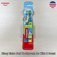 Colgate® Bluey Extra Soft Toothbrush for Kids 2 Count แปรงสีฟันสำหรับเด็ก