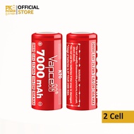 Vapcell K70 แบตเตอรี่ 26650 3.6V ความจุ 7000mAh 15A/30A