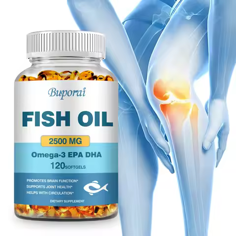 Omega-3 Fish Oil - Support Brain & Nervous System Health, Cardiovascular & Skin Health, Antioxidant 
